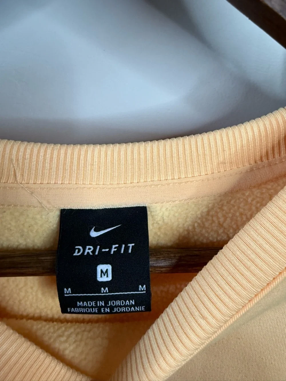 Nike soft yellow Crewneck Sweatshirt